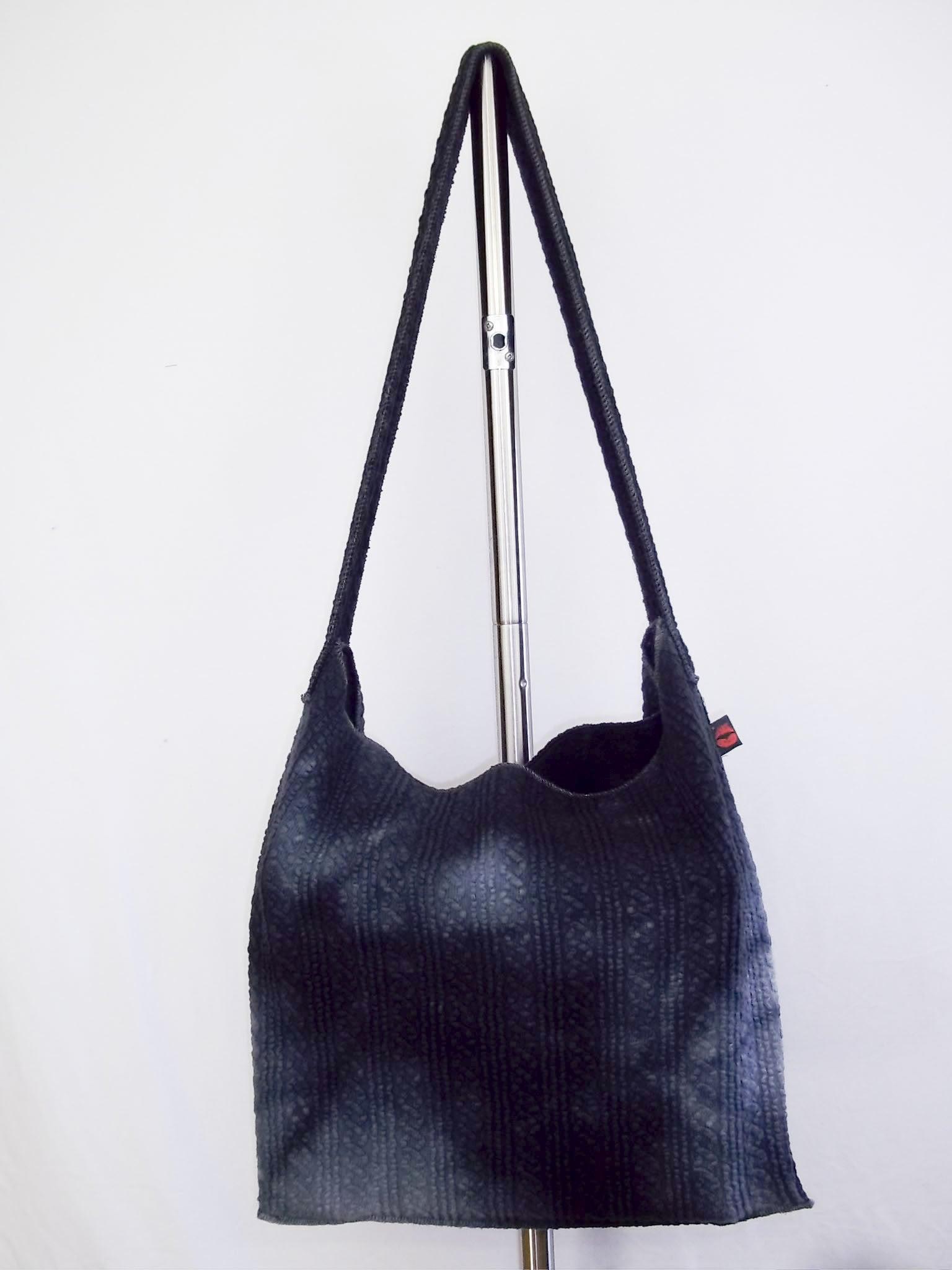Black Pouch Sky-Dye Handbag