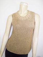 Load image into Gallery viewer, Summer Vintage Sky-Dye Tank-Top in Warm Beige Summer
