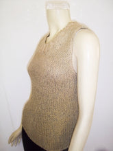 Load image into Gallery viewer, Summer Vintage Sky-Dye Tank-Top in Warm Beige Summer
