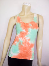 Load image into Gallery viewer, Summer Vintage Sky-Dye Tank-Top in Tropical Summer
