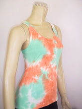 Load image into Gallery viewer, Summer Vintage Sky-Dye Tank-Top in Tropical Summer
