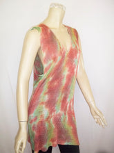 Load image into Gallery viewer, Summer Vintage Sky-Dye Dress in Orange Summertime Love
