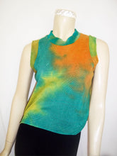 Load image into Gallery viewer, Summer Vintage Sky-Dye Tank-Top in Summer Love Jade
