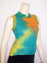Load image into Gallery viewer, Summer Vintage Sky-Dye Tank-Top in Summer Love Jade
