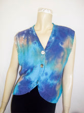 Load image into Gallery viewer, Summer Vintage Sky-Dye Cardigan in Ocean Summer Love
