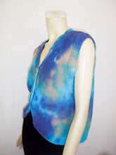 Load image into Gallery viewer, Summer Vintage Sky-Dye Cardigan in Ocean Summer Love
