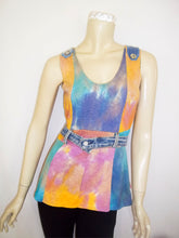 Load image into Gallery viewer, Summer Vintage Sky-Dye Dress in Vibrant Jean Summer
