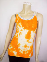 Load image into Gallery viewer, Summer Vintage Sky-Dye Tank-Top in Summertime Orange
