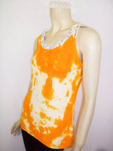 Load image into Gallery viewer, Summer Vintage Sky-Dye Tank-Top in Summertime Orange
