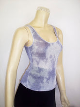 Load image into Gallery viewer, Summer Vintage Sky-Dye Tank-Top in Cloudy Gray Summer

