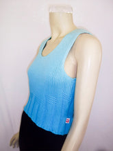 Load image into Gallery viewer, Summer Vintage Sky-Dye Tank-Top in Blue Summer Sunrise
