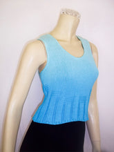 Load image into Gallery viewer, Summer Vintage Sky-Dye Tank-Top in Blue Summer Sunrise
