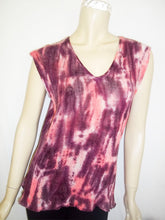 Load image into Gallery viewer, Summer Vintage Sky-Dye Tank-Top in Pink Sunset Summer
