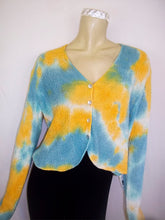 Load image into Gallery viewer, Summer Vintage Sky-Dye Cardigan in Summertime Sunshine
