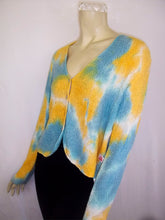 Load image into Gallery viewer, Summer Vintage Sky-Dye Cardigan in Summertime Sunshine
