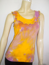Load image into Gallery viewer, Summer Vintage Sky-Dye Blouse in Yellow Sunset Summer

