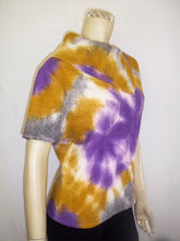 Load image into Gallery viewer, Summer Vintage Sky-Dye Sweater Shirt in Purple Summertime Beauty

