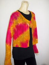 Load image into Gallery viewer, Summer Vintage Sky-Dye Cardigan in Yellow Summer Sunrise
