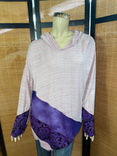 Load image into Gallery viewer, Asymmetrical Hoodie in Pink Fusion
