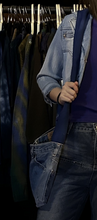 Load image into Gallery viewer, Sky-Dye Jean Handbag

