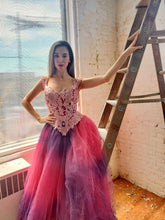 Load image into Gallery viewer, Fresh Fruit Sky-Dye Floral Dress in Floral Summer Beauty
