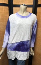 Load image into Gallery viewer, Fresh Fruit Sky-Dye Long Long-Sleeved Crew-Necked Pullover in Blue Midnight Sunrise
