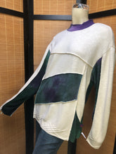 Load image into Gallery viewer, Fresh Fruit Sky-Dye Long Long-Sleeved Crew-Necked Pullover in Purple Greenwood Spring
