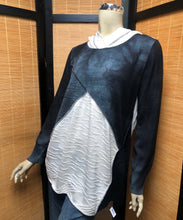 Load image into Gallery viewer, Fresh Fruit Sky-Dye Long Long-Sleeved Hooded Pullover in Midnight Spring Dusk
