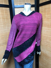 Load image into Gallery viewer, Bejeweled Long Sky-Dye Long-Sleeved Pullover in Stylish Fall Pink
