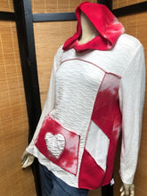 Load image into Gallery viewer, Fresh Fruit Sky-Dye Mid Long-Sleeved Hooded Pullover in White Rose Spring
