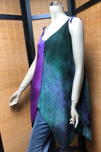 Load image into Gallery viewer, Fresh Fruit Sky-Dye Long Sleeveless Shirt in Hazy Purple Spring
