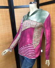 Load image into Gallery viewer, Bejeweled Mid Sky-Dye Long-Sleeved Pullover in Pink Fall Delight
