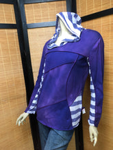 Load image into Gallery viewer, Bejeweled Long Sky-Dye Long-Sleeved Pullover in Purple Fall Majestic
