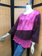 Load image into Gallery viewer, Bejeweled Mid Sky-Dye Long-Sleeved Pullover in Pink Autumn Moon
