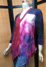 Load image into Gallery viewer, Bejeweled Long Sky-Dye Long-Sleeved Pullover in Majestic Autumn Night
