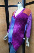 Load image into Gallery viewer, Bejeweled Long Sky-Dye Long-Sleeved Pullover in Colorful Fall Sunrise
