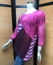 Load image into Gallery viewer, Bejeweled Long Sky-Dye Long-Sleeved Pullover in Sublime Pink Moonrise

