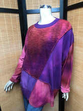 Load image into Gallery viewer, Bejeweled Long Sky-Dye Long-Sleeved Pullover in Festive Autumn Night
