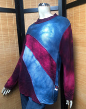 Load image into Gallery viewer, Bejeweled Long Sky-Dye Long-Sleeved Pullover in Cold Autumn Sky
