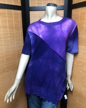 Load image into Gallery viewer, Bejeweled Long Sky-Dye Long-Sleeved Pullover in Purple Midnight Sky
