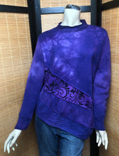 Load image into Gallery viewer, Bejeweled Long Sky-Dye Long-Sleeved Pullover in Blue Sublime Fall

