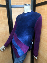 Load image into Gallery viewer, Bejeweled Long Sky-Dye Long-Sleeved Pullover in Dazzling Autumn Love
