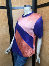 Load image into Gallery viewer, Bejeweled Mid Sky-Dye Long-Sleeved Pullover in Purple Sun-Rising Sky
