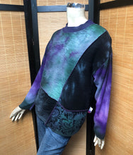 Load image into Gallery viewer, Bejeweled Long Sky-Dye Long-Sleeved Pullover in Dazzling Starry Fall
