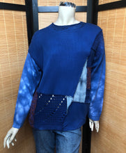 Load image into Gallery viewer, Bejeweled Long Sky-Dye Long-Sleeved Pullover in Sky Adorn Jewel
