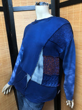Load image into Gallery viewer, Bejeweled Long Sky-Dye Long-Sleeved Pullover in Sky Adorn Jewel
