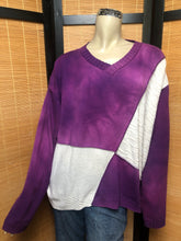 Load image into Gallery viewer, Fresh Fruit Sky-Dye Mid Long-Sleeved Pullover in Purple Vivid Spring
