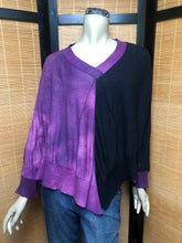 Load image into Gallery viewer, Bejeweled Sky-Dye Poncho w/ Long Sleeves in Charming Fall Love
