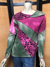 Load image into Gallery viewer, Bejeweled Mid Sky-Dye Long-Sleeved Pullover in Forestry Autumn Green
