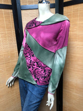 Load image into Gallery viewer, Bejeweled Mid Sky-Dye Long-Sleeved Pullover in Forestry Autumn Green
